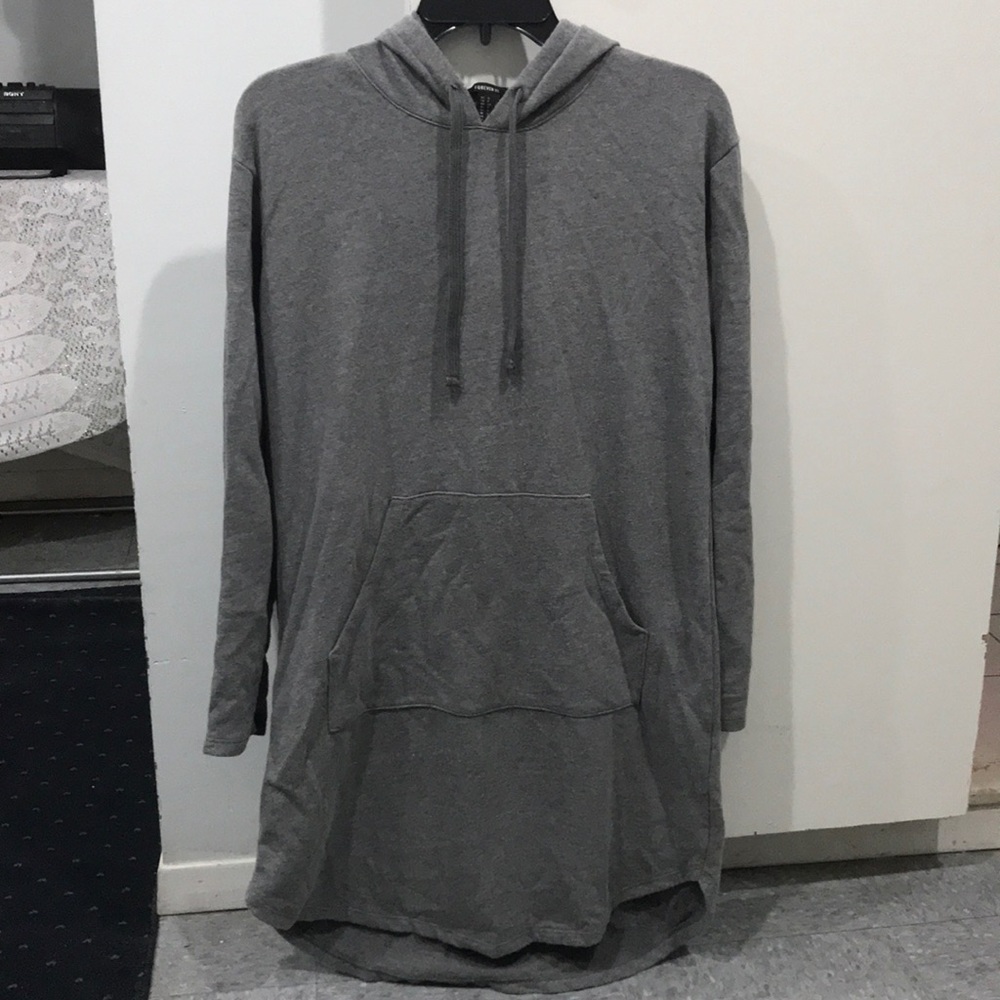 Gray sweater dress!